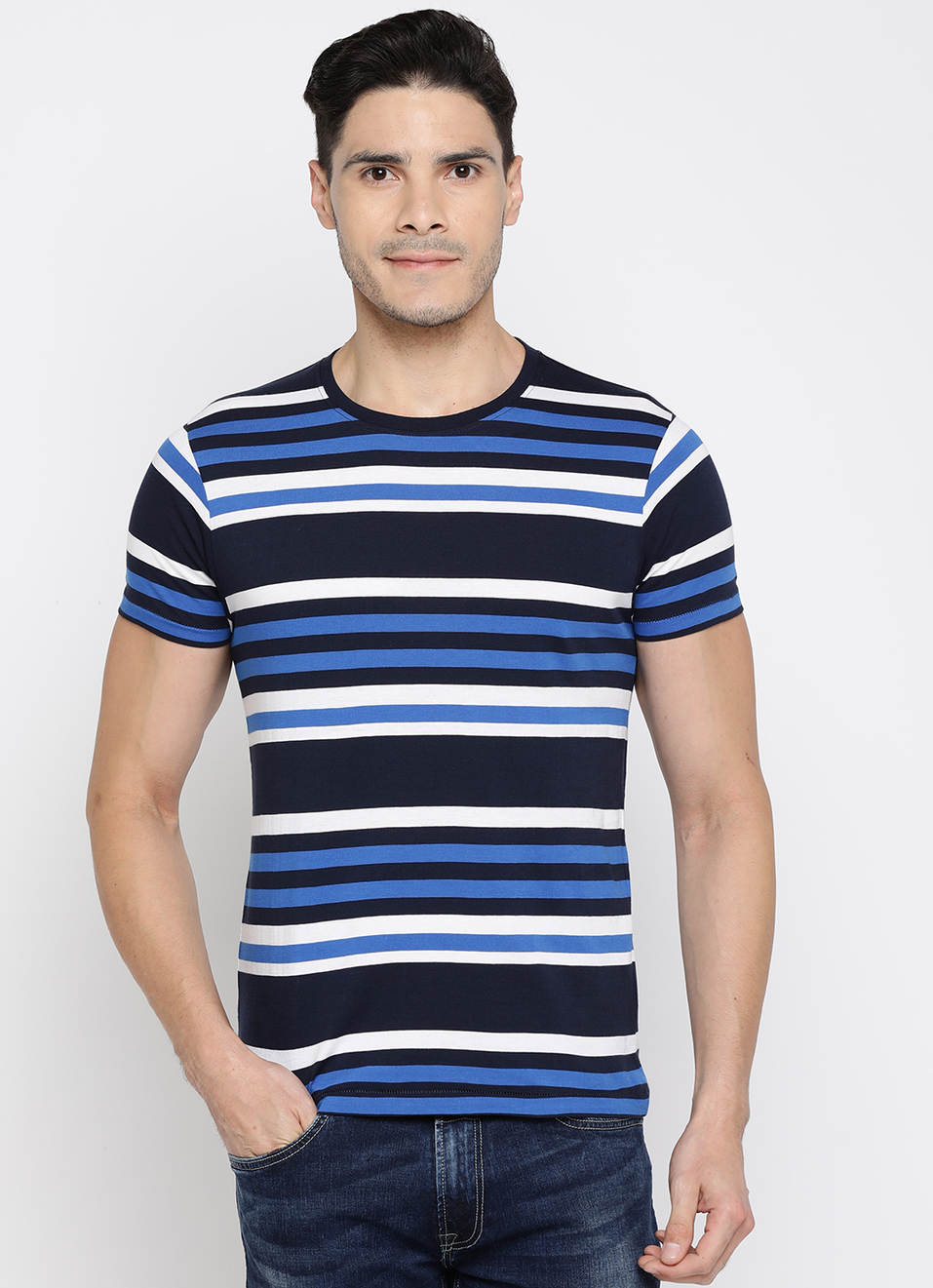 Garnet Stripe T-Shirt, , large image number 0