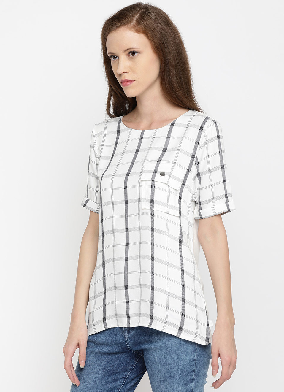 Nixo Checks Top, , large image number 1