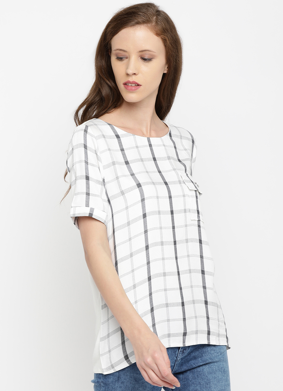 Nixo Checks Top, , large image number 2