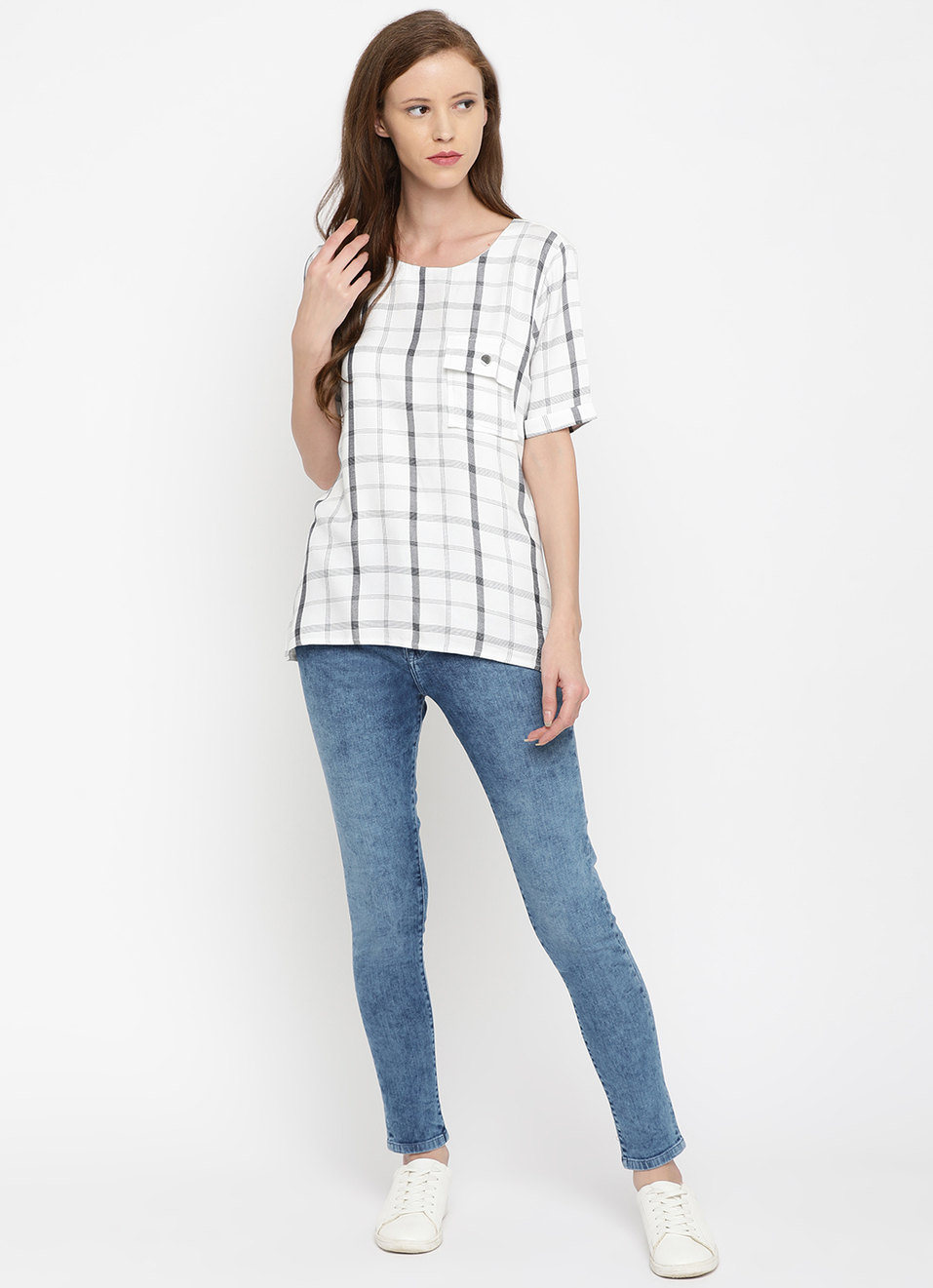 Nixo Checks Top, , large image number 4