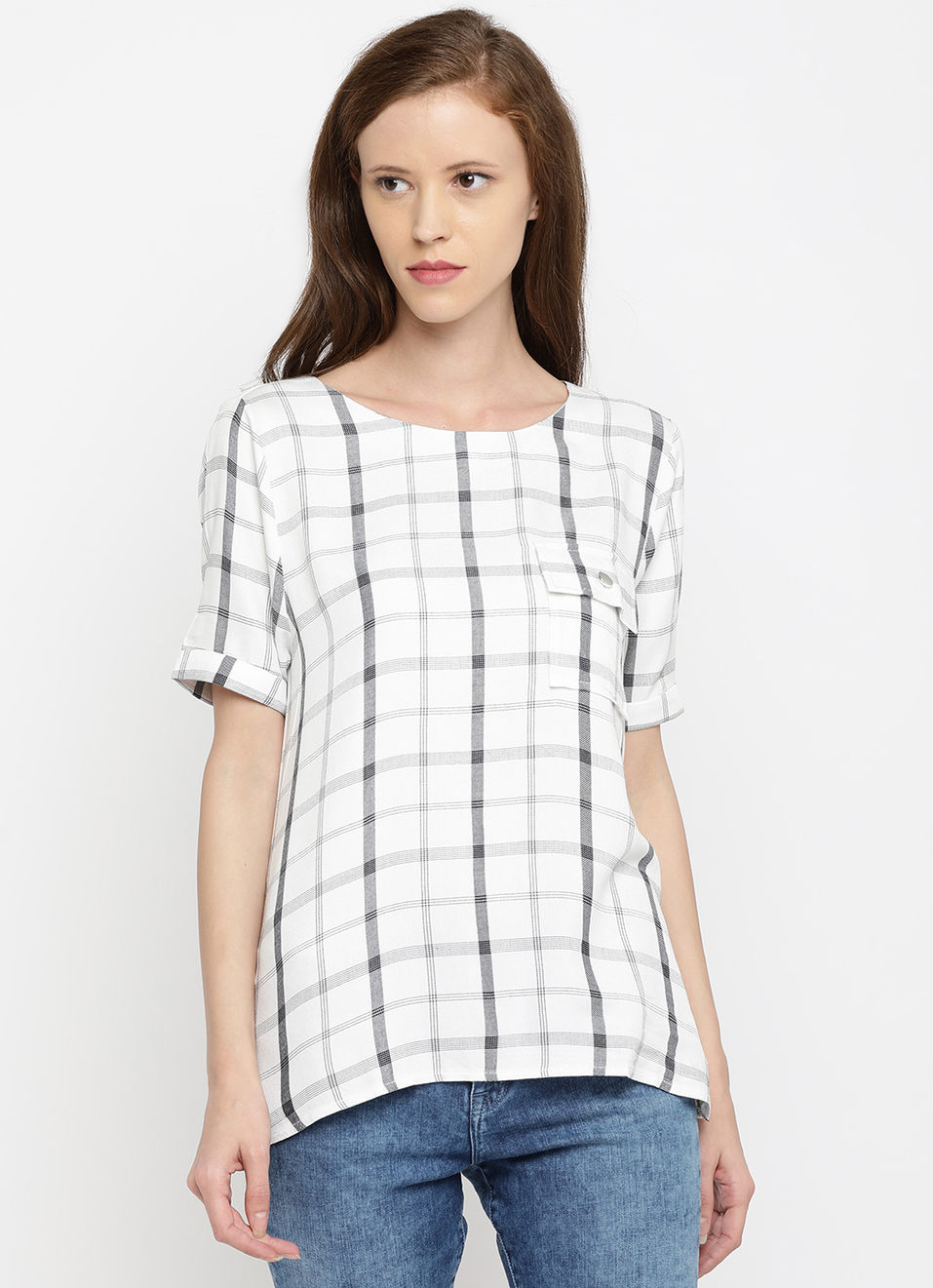 Nixo Checks Top, , large image number 0