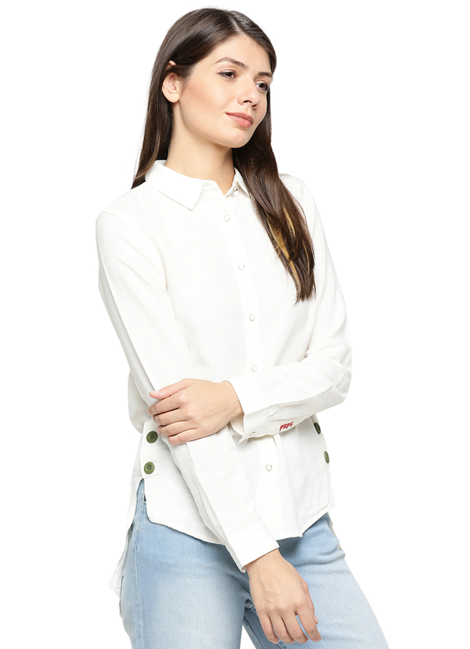 Misho Solid Shirt, , large image number 2