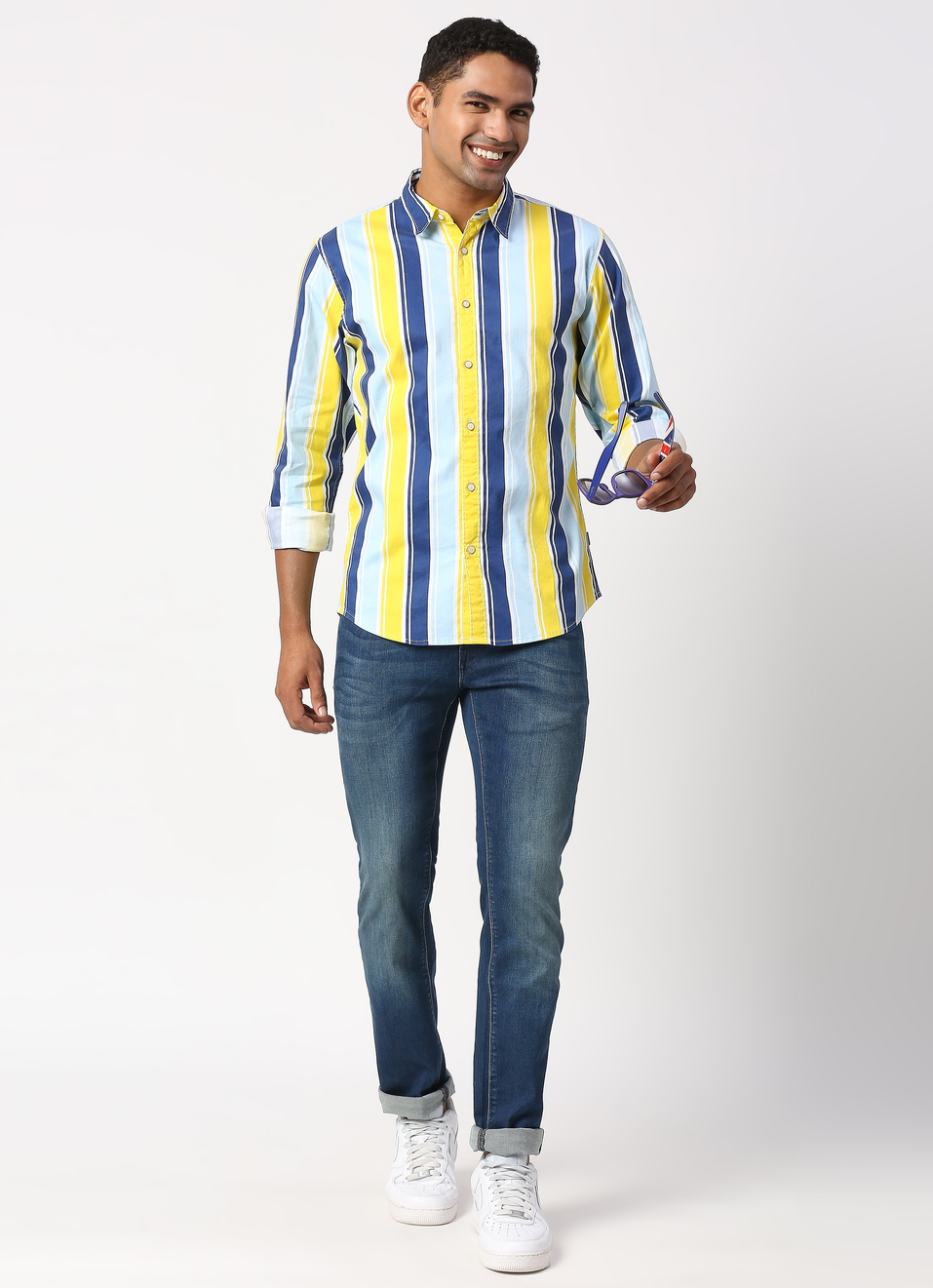HALLMAN Striped Shirts, , large image number 4