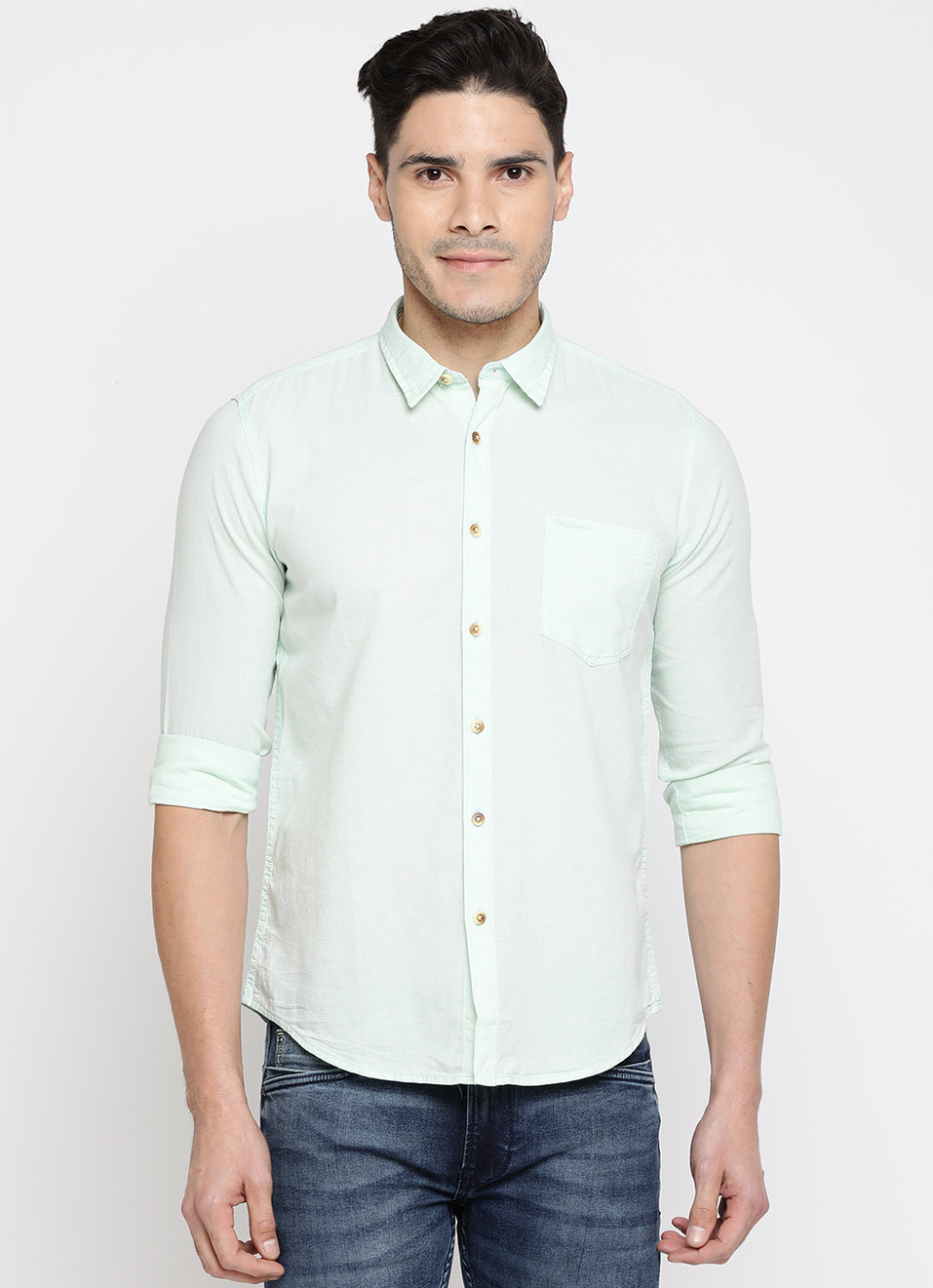 Borg Solid Shirt, , large image number 1