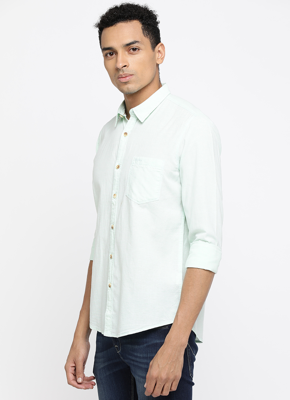 Borg Solid Shirt, , large image number 2