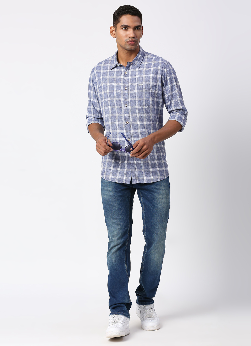 TRAVIS Checked Shirts, , large image number 4