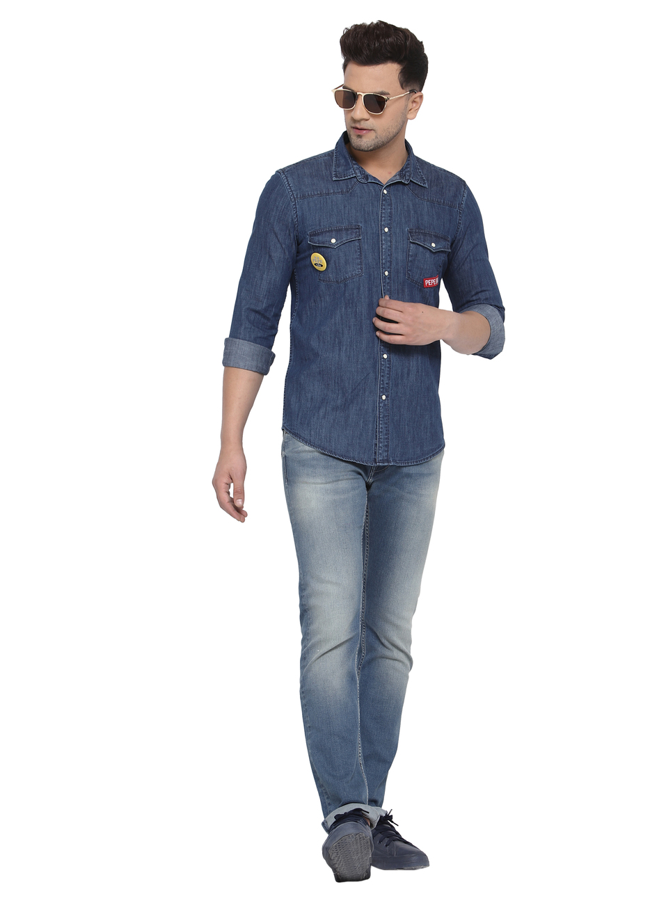 Luca Denim Shirt, , large image number 4