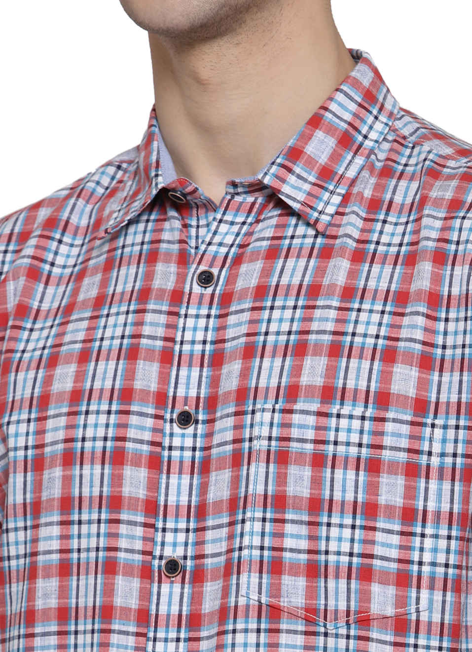 Lesner Twill Checks Shirt., , large image number 4