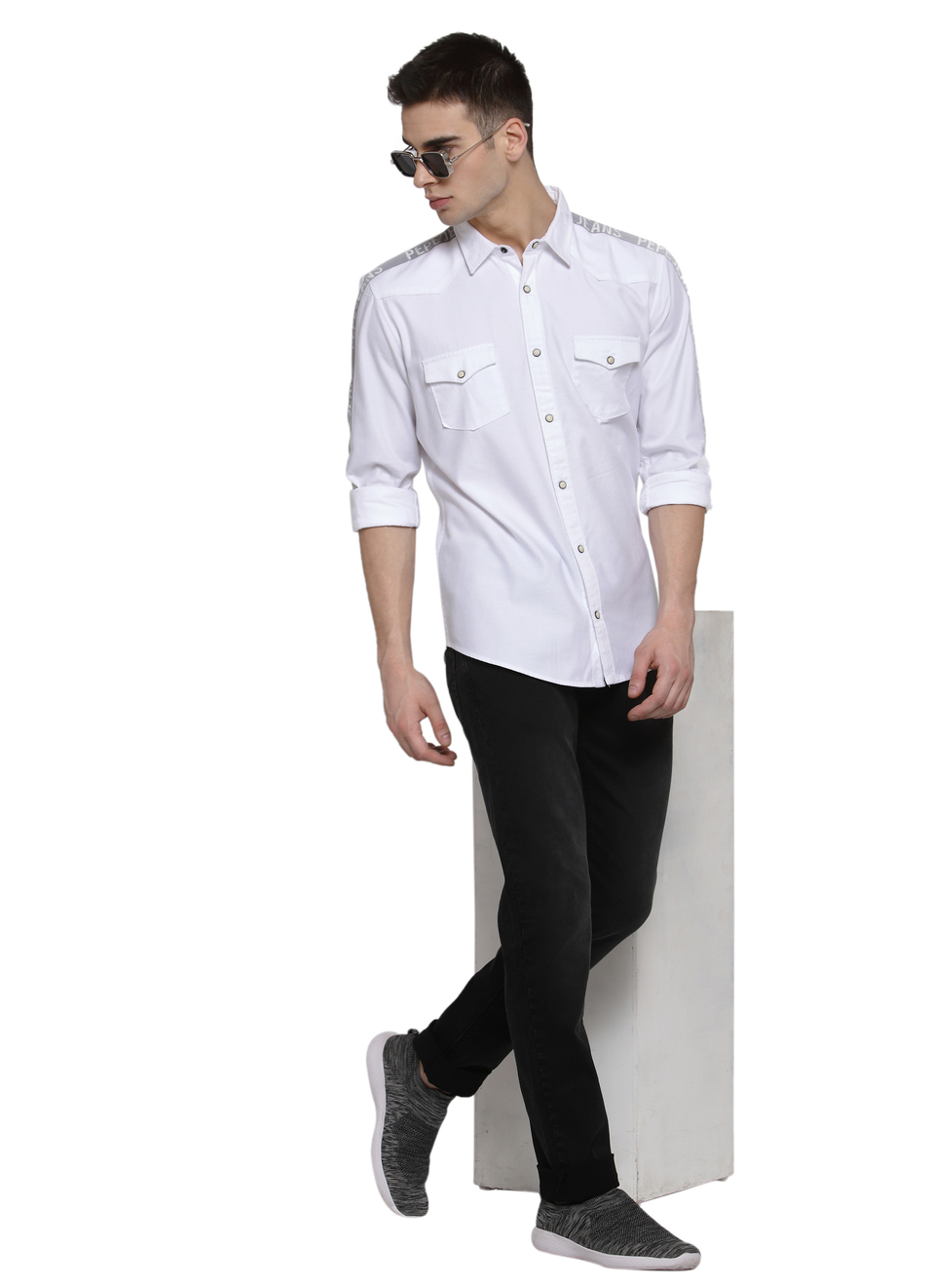 Larson Western Two Pocket Twill Shirt, , large image number 3