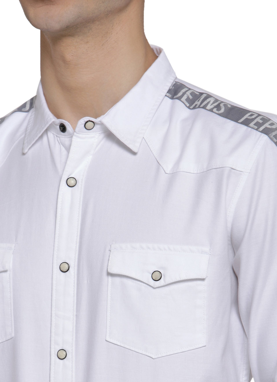 Larson Western Two Pocket Twill Shirt, , large image number 4