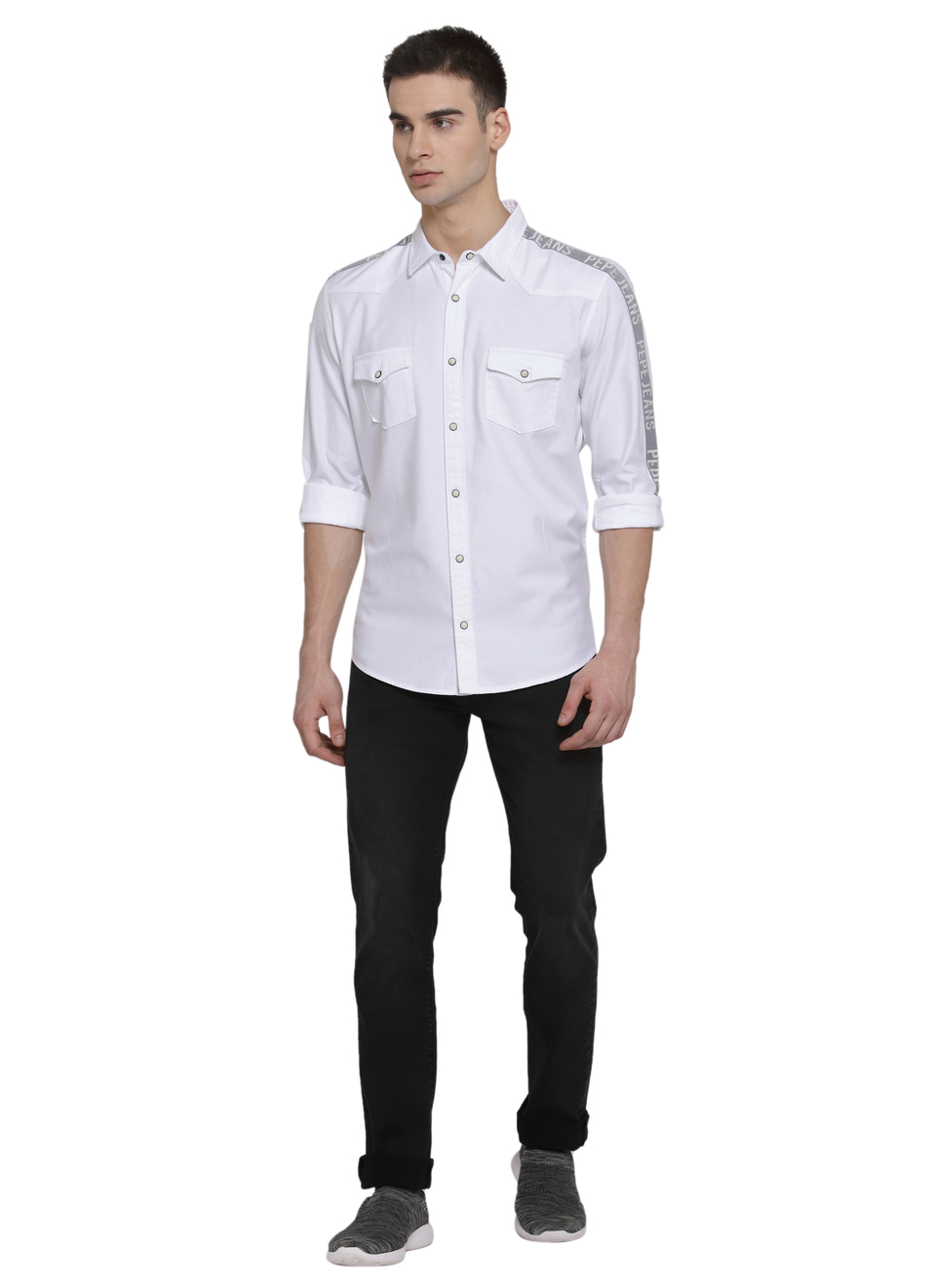 Larson Western Two Pocket Twill Shirt, , large image number 5