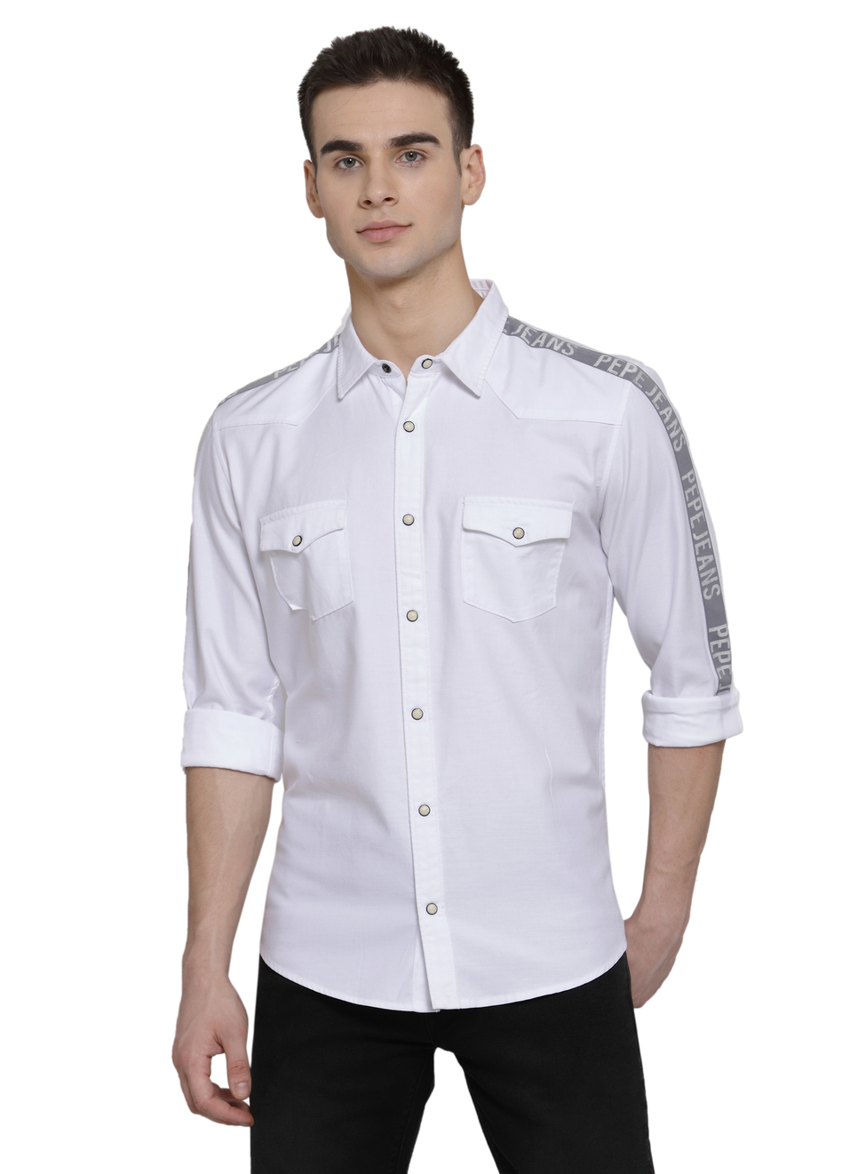 Larson Western Two Pocket Twill Shirt, , large image number 0