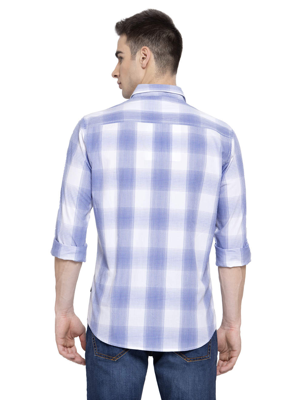 Ramos Dobby Checks Shirt, , large image number 1