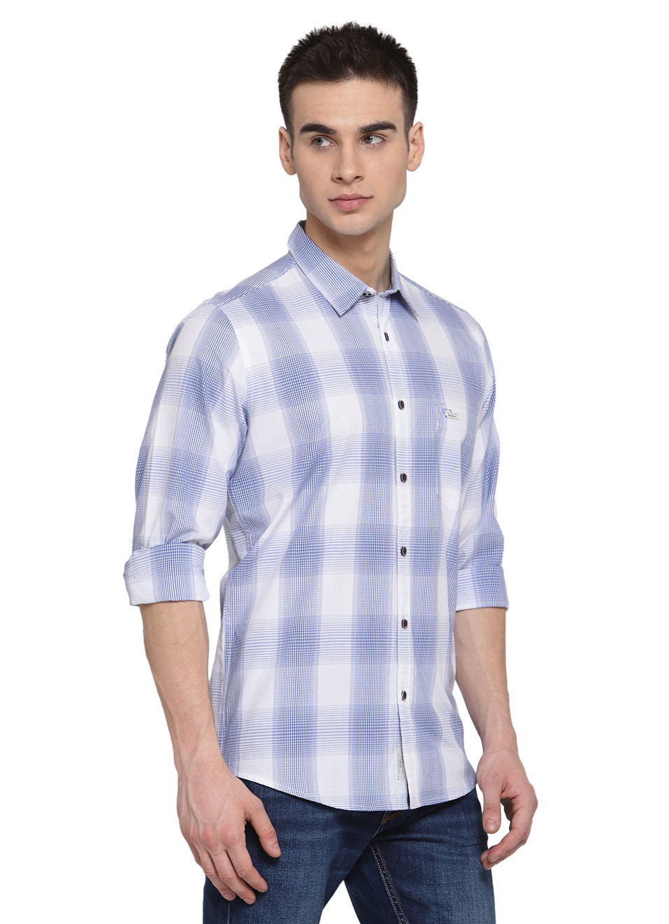 Ramos Dobby Checks Shirt, , large image number 2