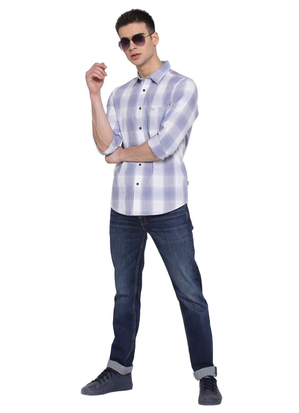 Ramos Dobby Checks Shirt, , large image number 3