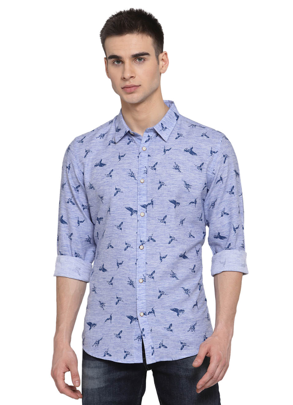 Hooch Printed Shirt, , large image number 0