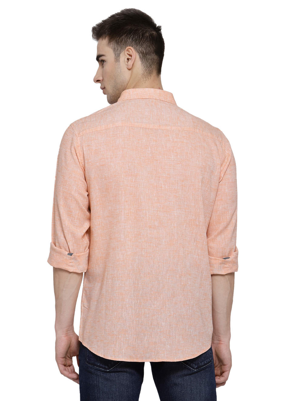 Kaiser Solid Cotton Linen Shirt, , large image number 1