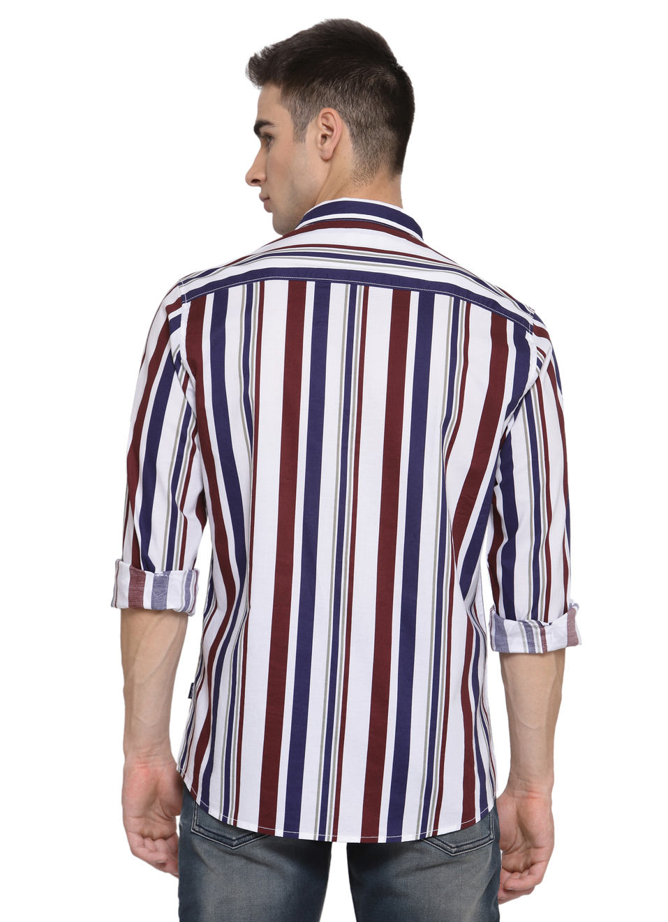 Rocky Printed Poplin Striper Shirt, , large image number 1