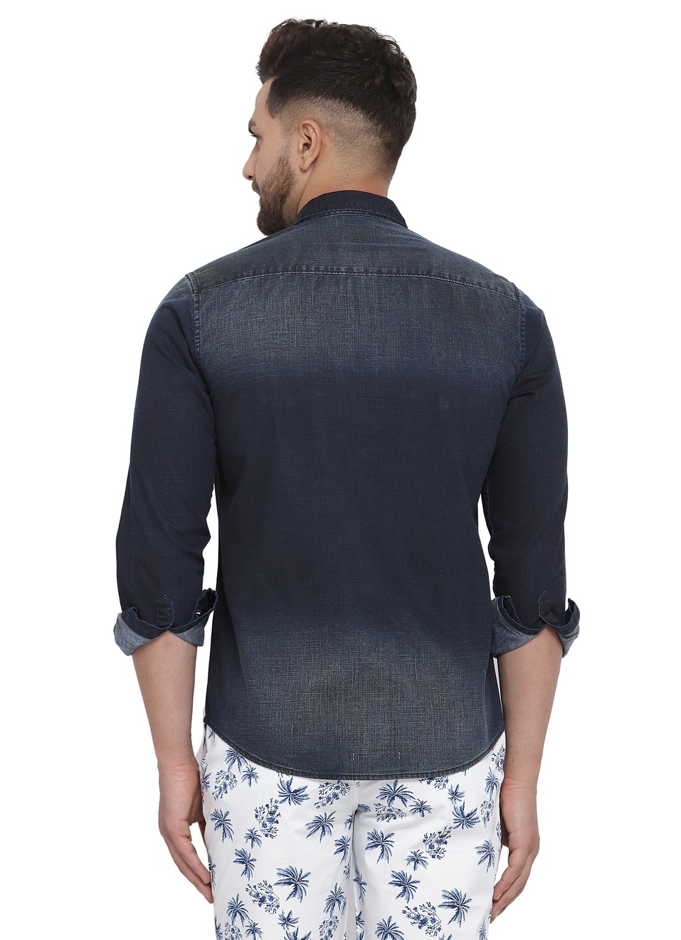 Roman Heritage Denim Shirt, , large image number 1