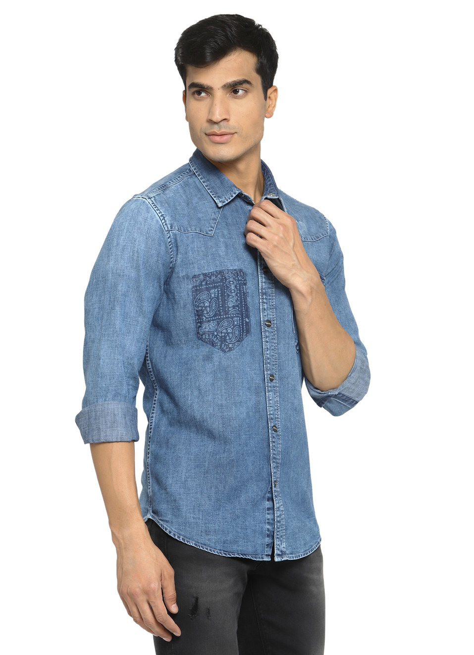 Spilway Heritage Denim Shirt, , large image number 2