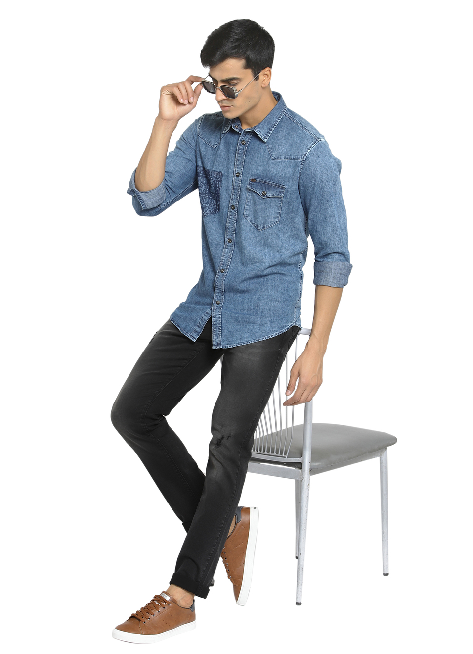 Spilway Heritage Denim Shirt, , large image number 3