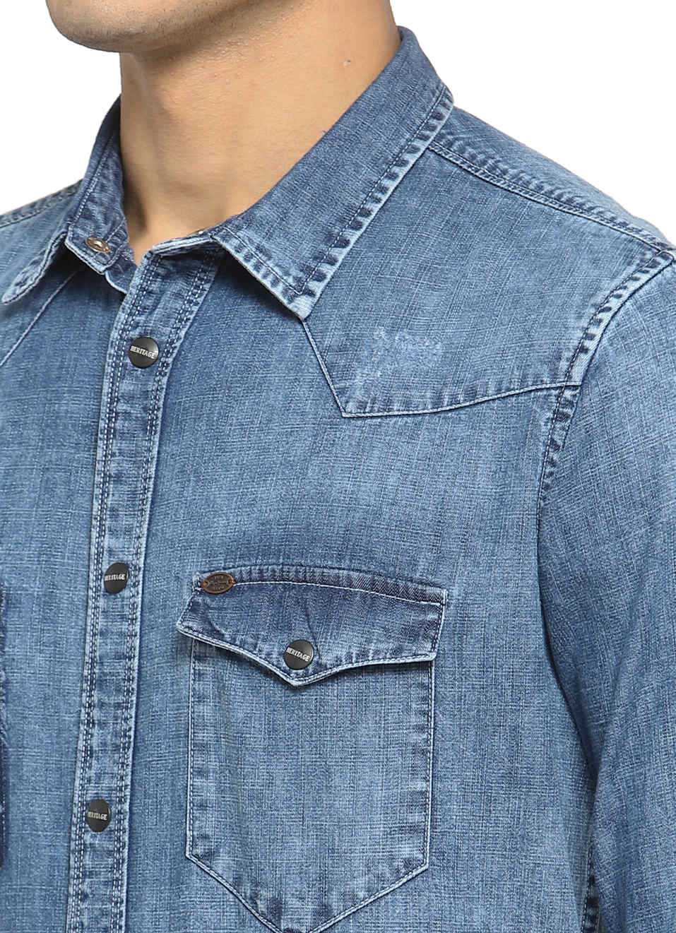 Spilway Heritage Denim Shirt, , large image number 4