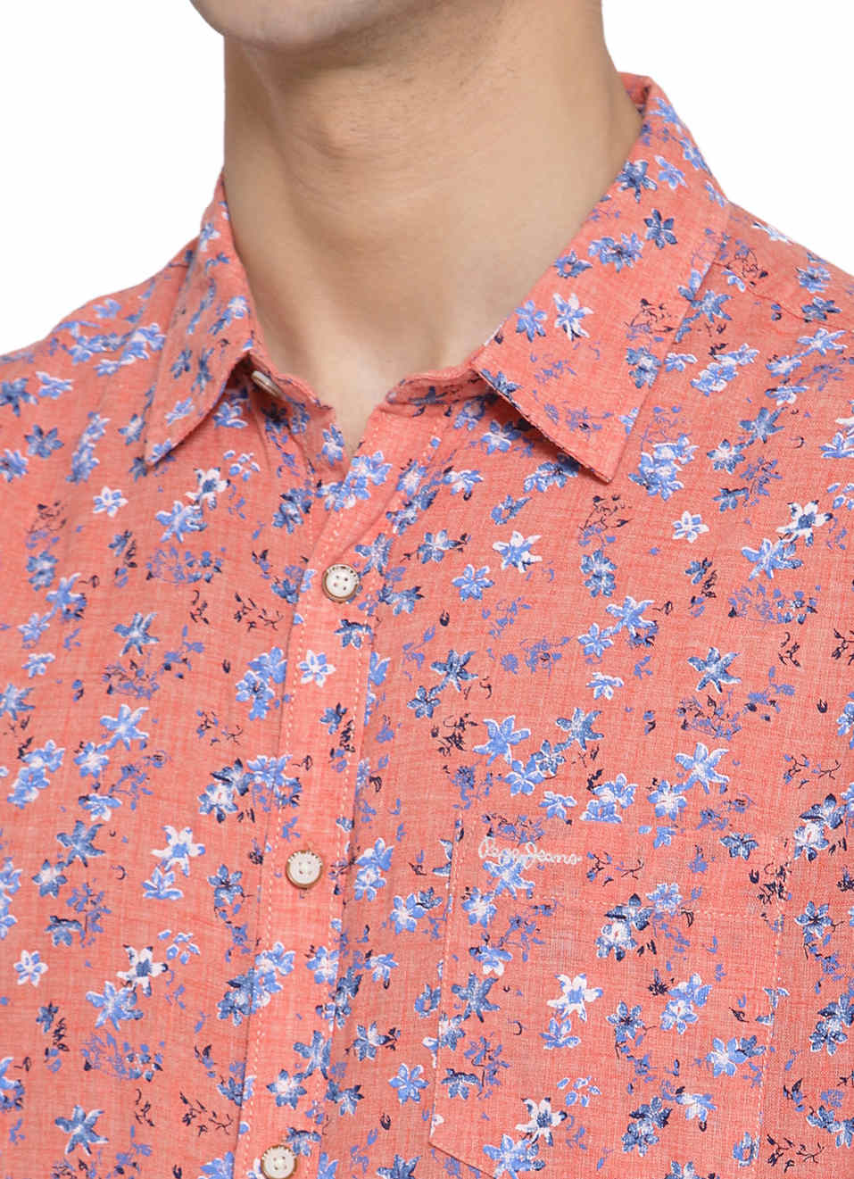 Garcia Floral Printed Shirt, , large image number 4