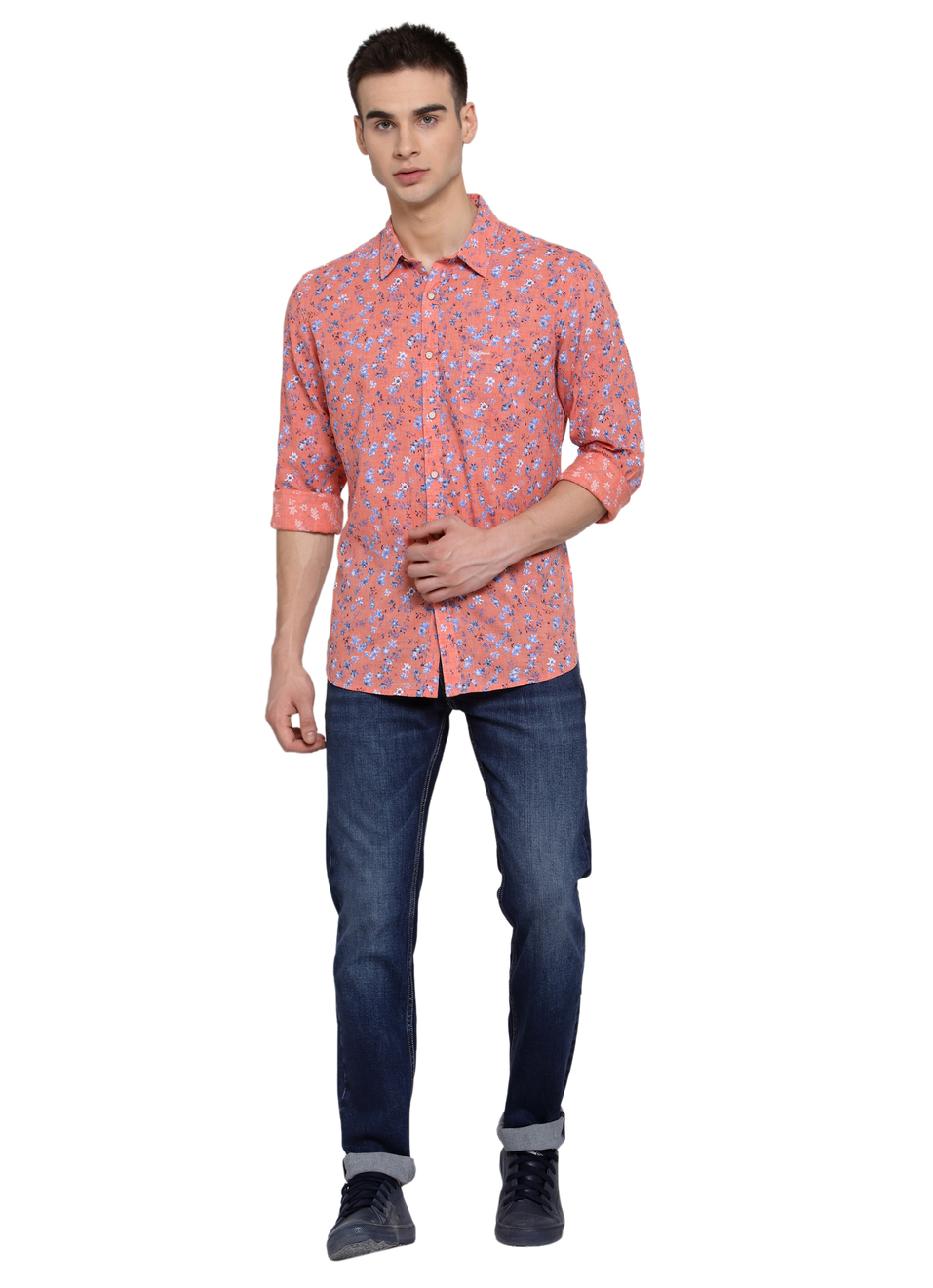 Garcia Floral Printed Shirt, , large image number 5