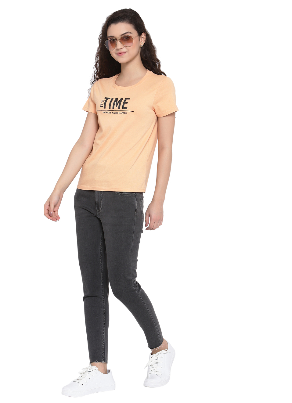 Zoey Graphic T Shirt With Glitter, , large image number 5