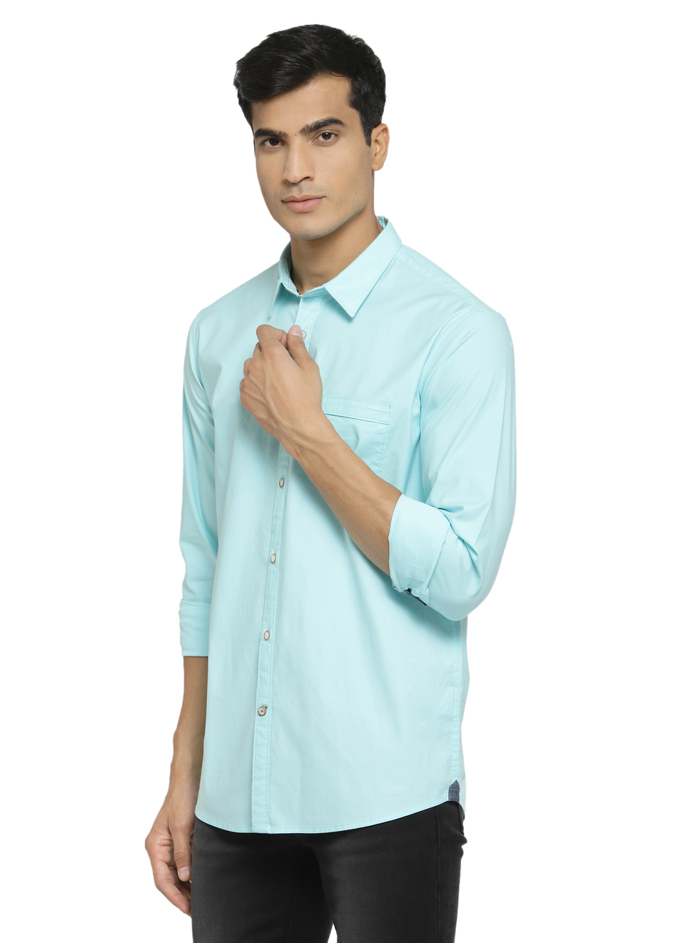 Cujo Solid Stretch Dobby Shirt, , large image number 2