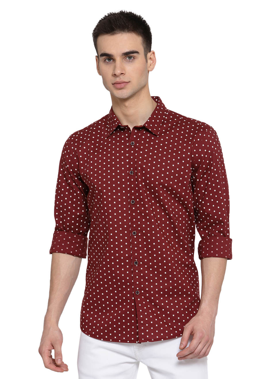 Andrei Minimal Printed Shirt, , large image number 0