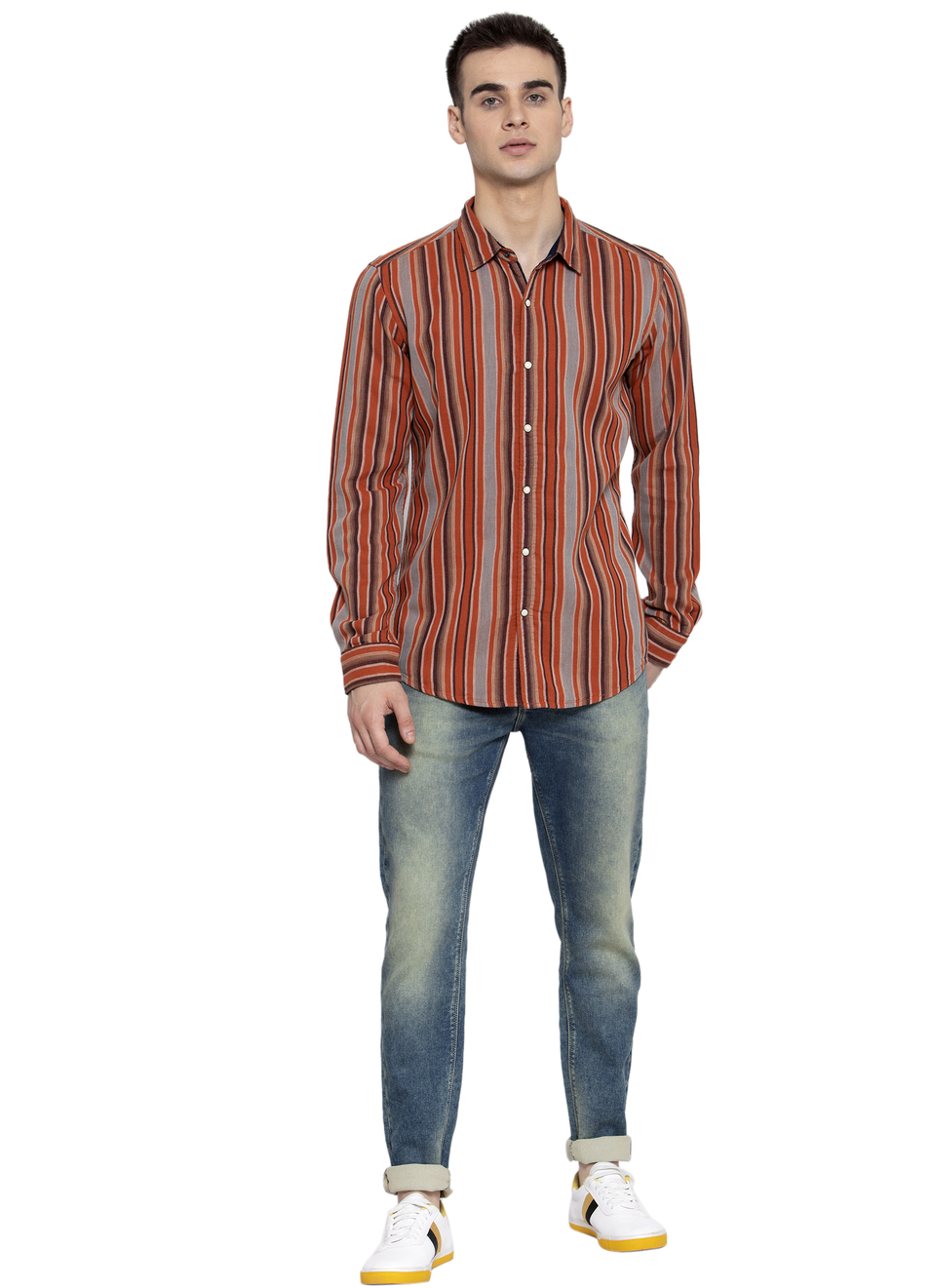 Bruno Indigo Double Cloth Reversible Shirt, , large image number 5