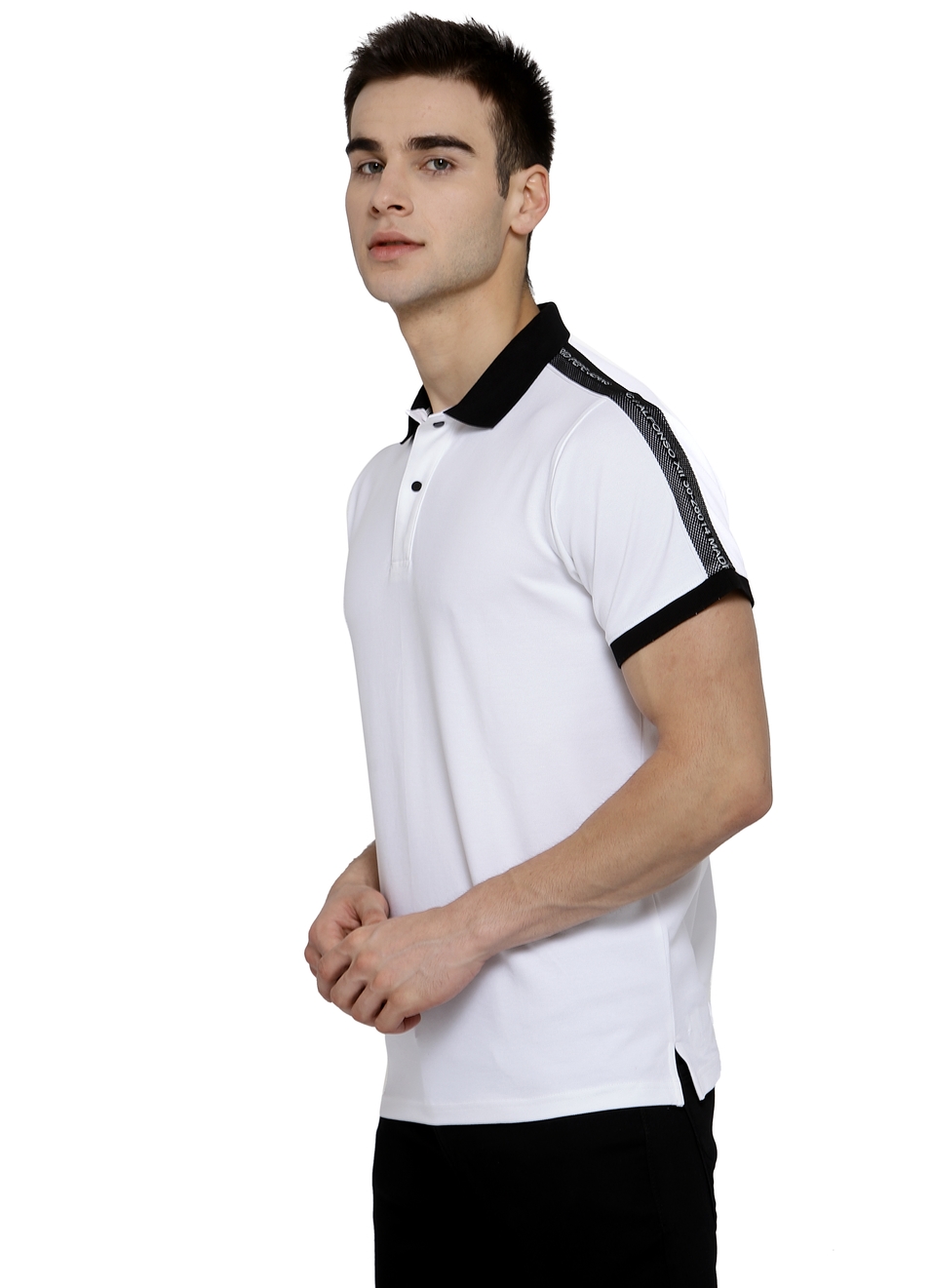 Ninja Solid Polo Collar Tees , , large image number 2