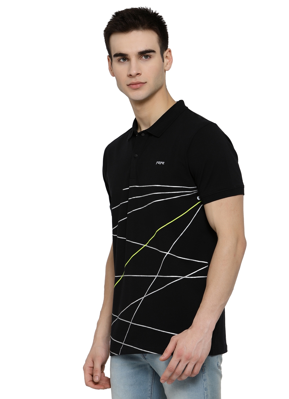 Noons Polo Tees Collar With Placement Print, , large image number 2