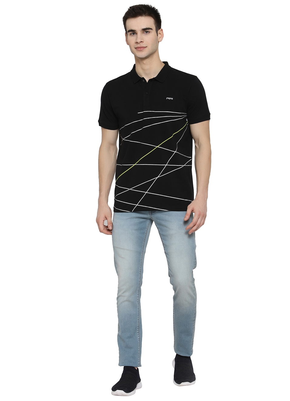 Noons Polo Tees Collar With Placement Print, , large image number 5