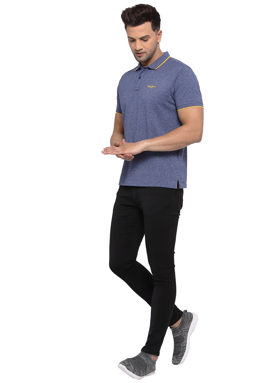 Quantra Solid Grindle Pique Polo, , large image number 4