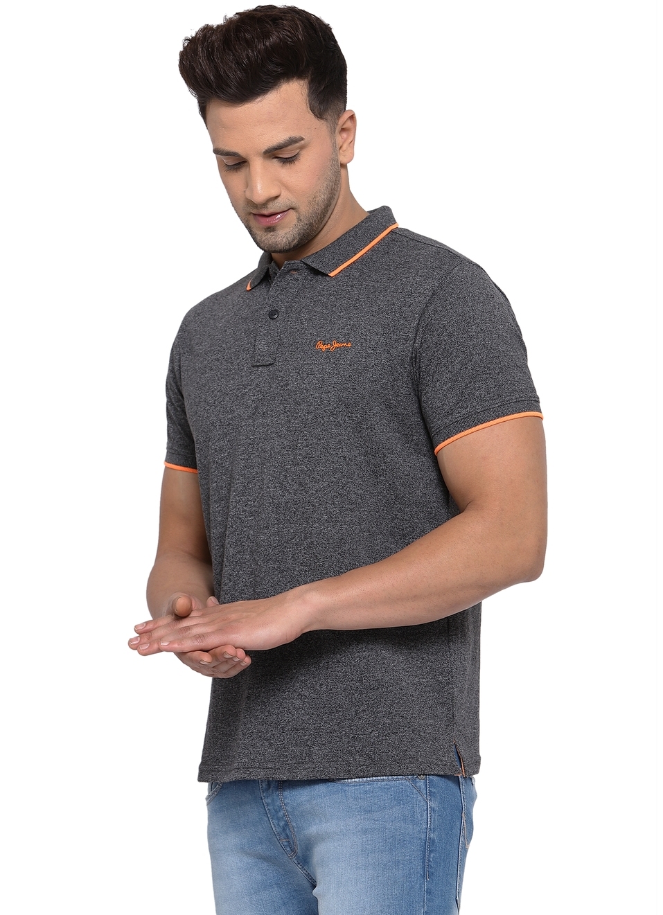 Quantra Solid Grindle Pique Polo, , large image number 2