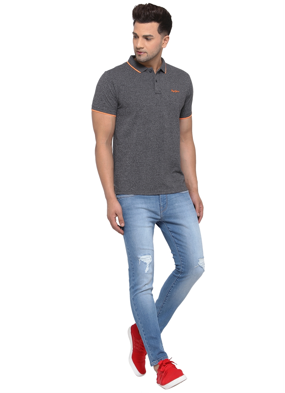 Quantra Solid Grindle Pique Polo, , large image number 3