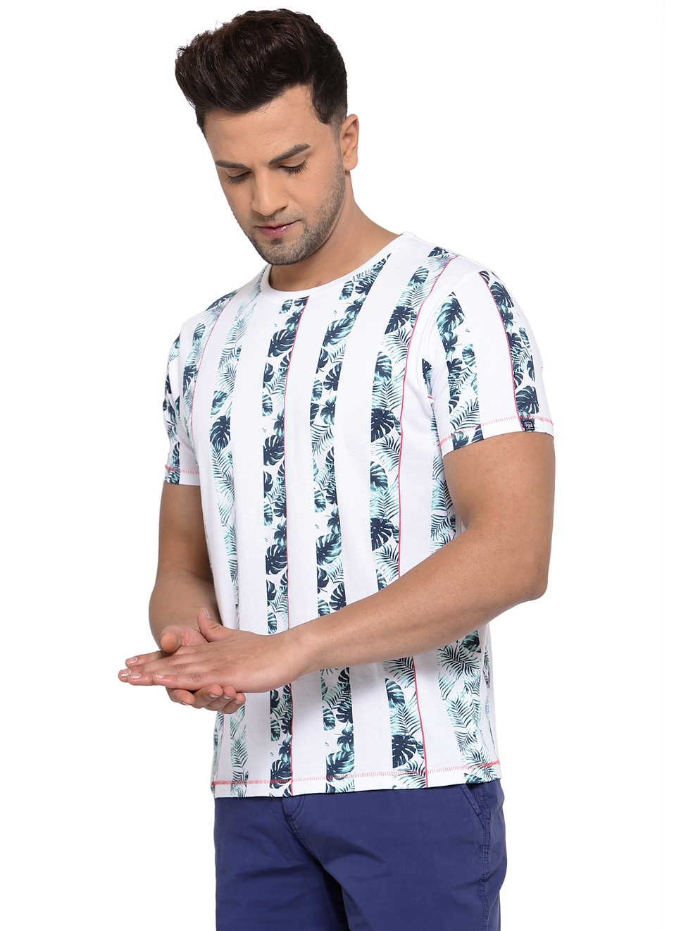 Gasper Tropical Stripe T-Shirt, , large image number 2