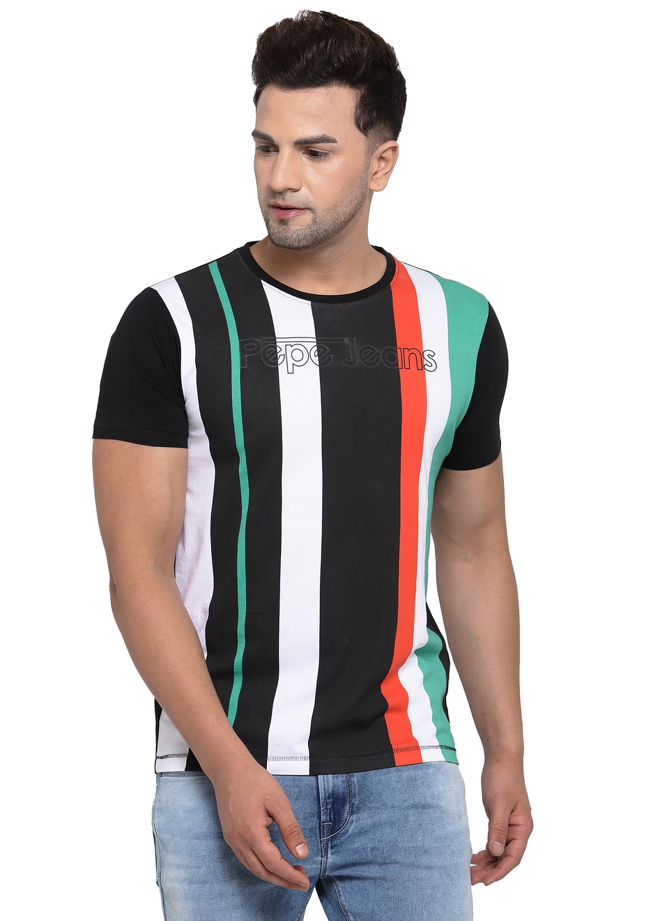 Bono Striper Print T-Shirt, , large image number 2