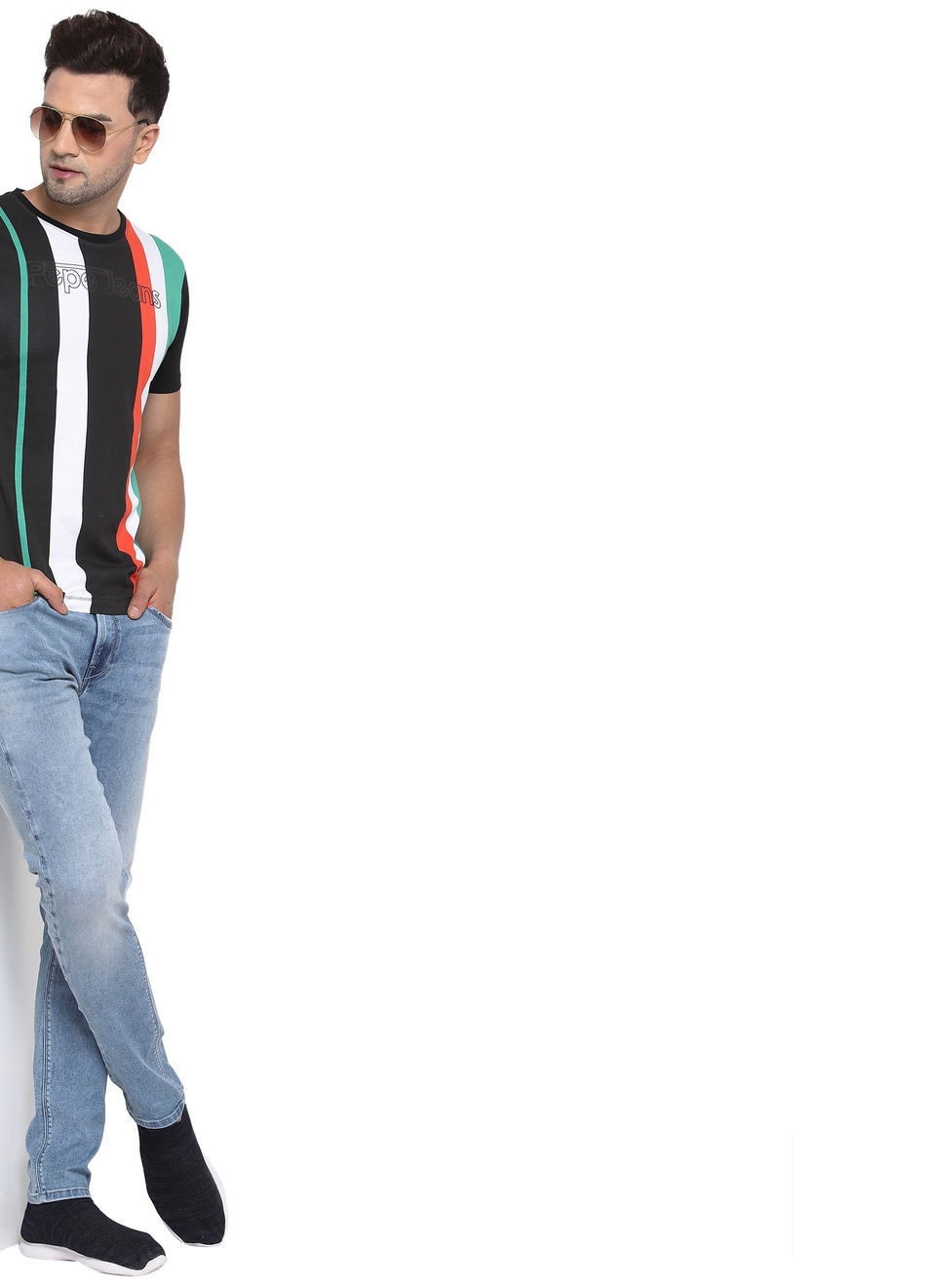 Bono Striper Print T-Shirt, , large image number 4