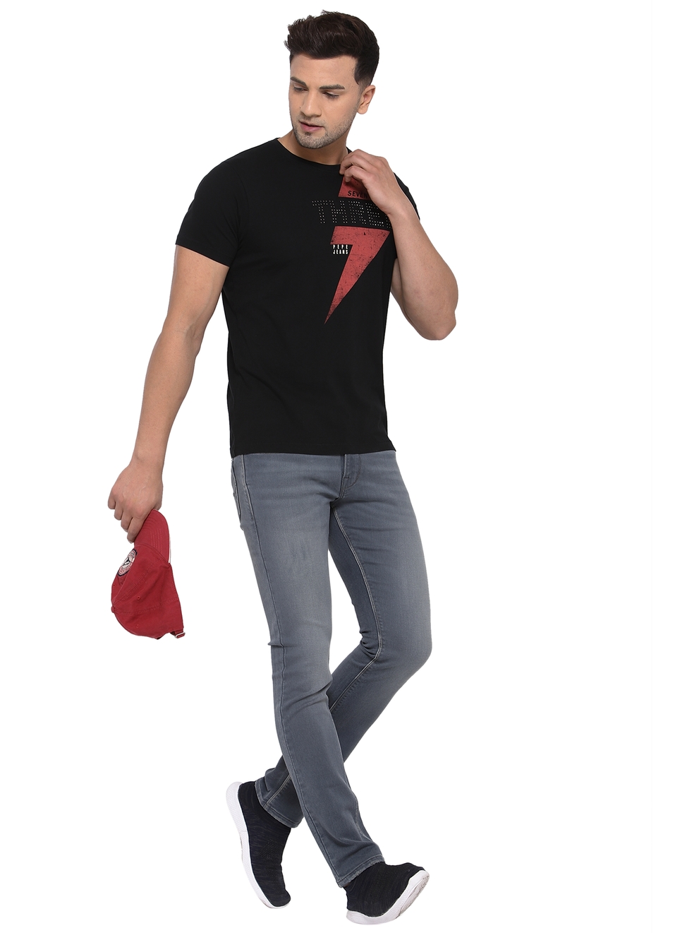 Central Placement Printed T-Shirt, , large image number 3