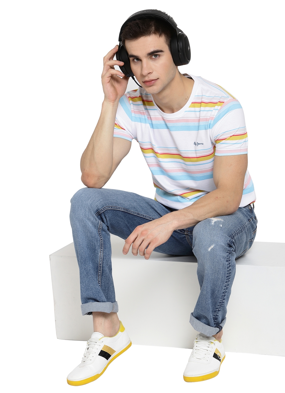 Spark Striper Print T-Shirt, , large image number 3