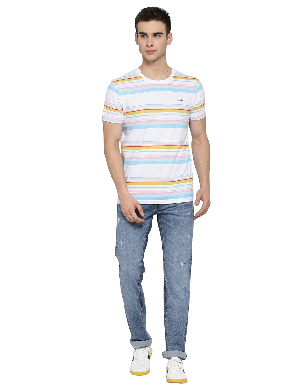 Spark Striper Print T-Shirt, , large image number 5