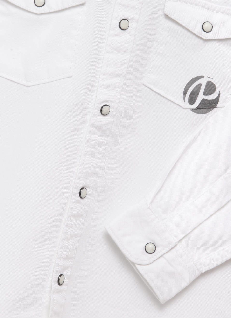 Jackson Jr Ss Placement Printed Denim Shirt, , large image number 4