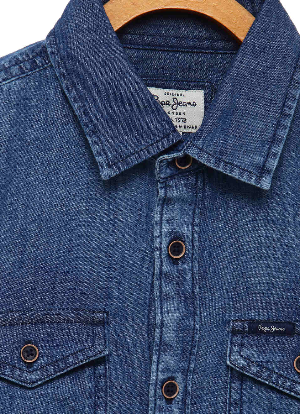 Aden Ss Denim Shirt, , large image number 2