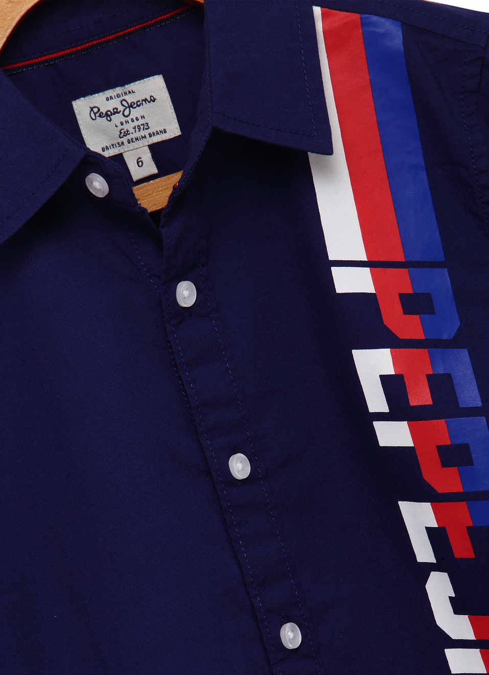 Nic Ls Placement Stripe Print Shirt, , large image number 3