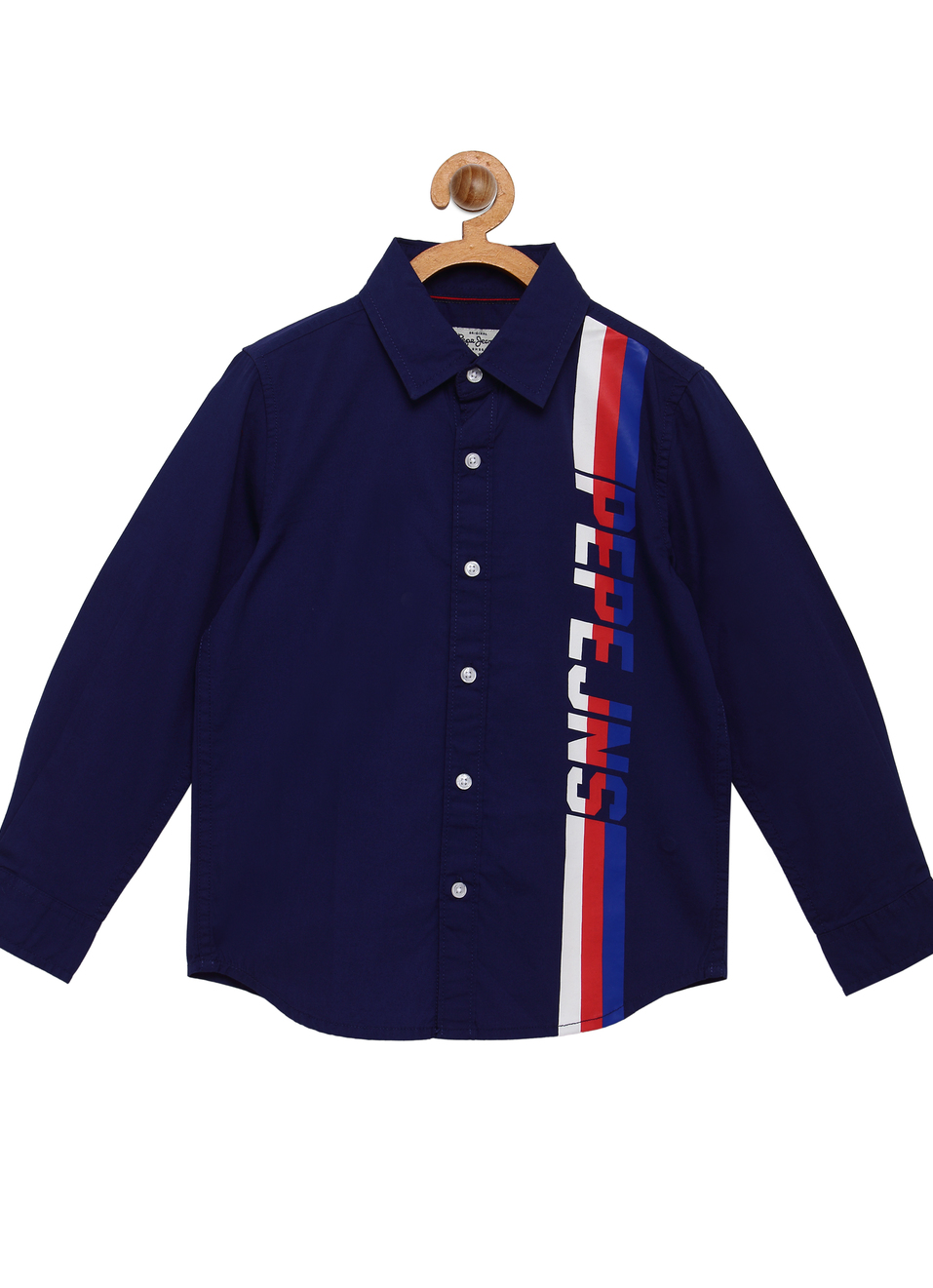 Nic Ls Placement Stripe Print Shirt, , large image number 0