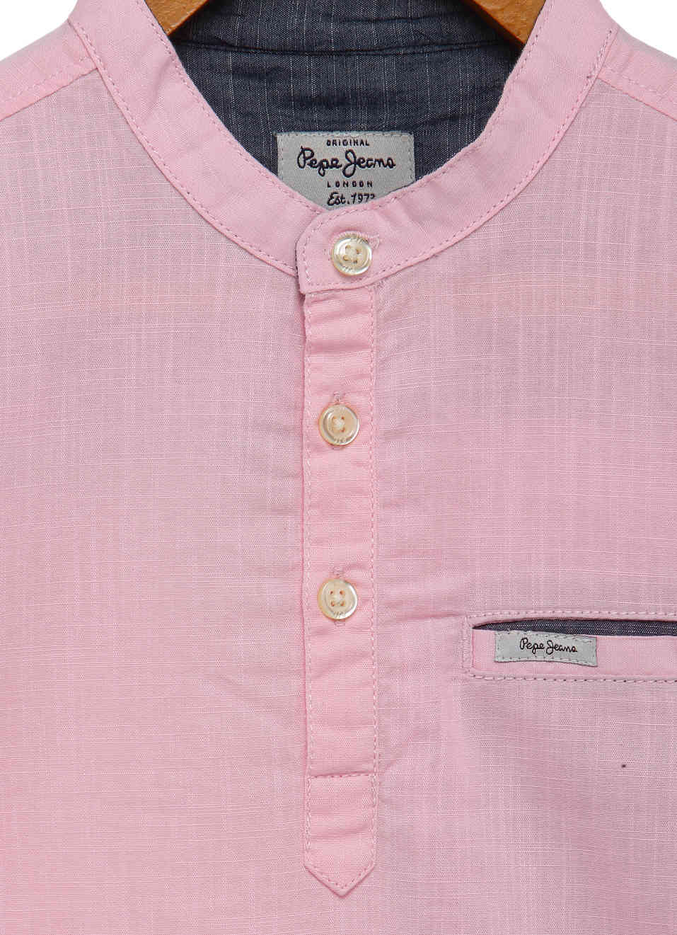 Onix Ls Solid Cotton Slub Shirt, , large image number 2