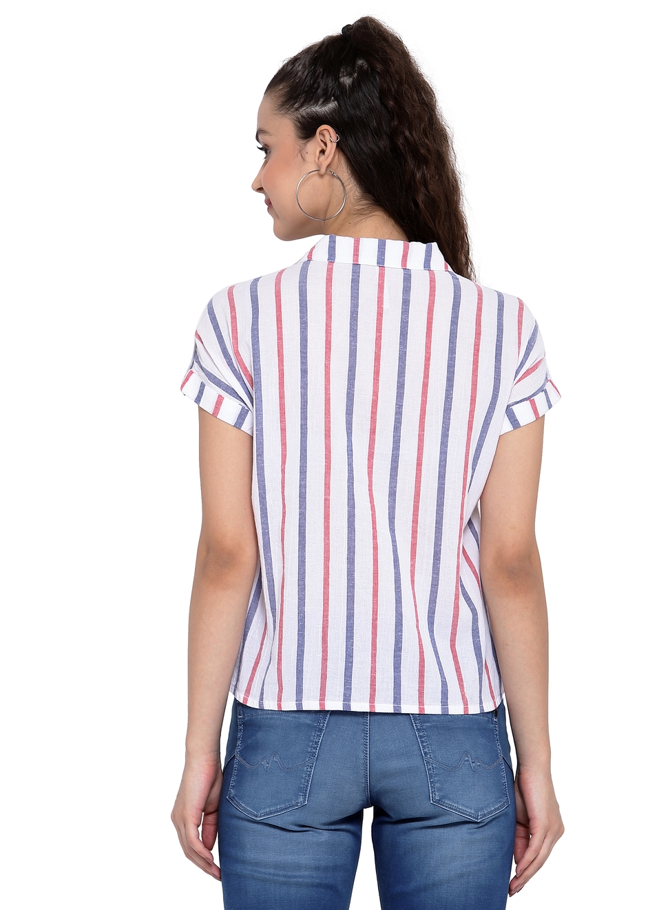 Marillion Striped Epaulette Shirt, , large image number 1